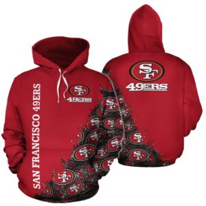 San Francisco 49ers 3D Printed Hooded Pocket Pullover Hoodie For Cool Fans