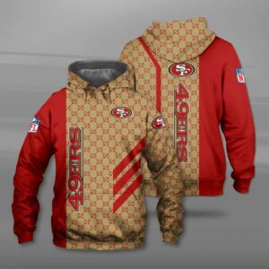 San Francisco 49ers 3D Printed Hooded Pocket Pullover Hoodie For Awesome Fans