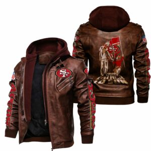 Best San Francisco 49ers Leather Jacket For Cool Fans