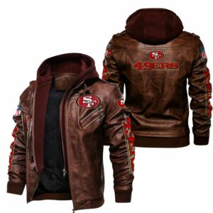 Great San Francisco 49ers Leather Jacket Gift For Fans