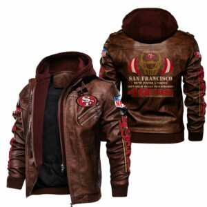 Best San Francisco 49ers Leather Jacket For Awesome Fans