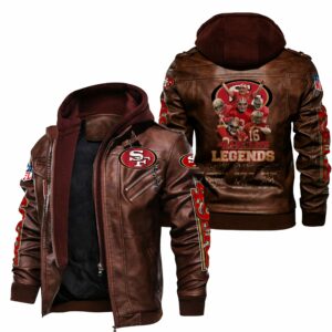 Best San Francisco 49ers Leather Jacket For Big Fans