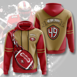 San Francisco 49ers 3D Hoodie For Sale