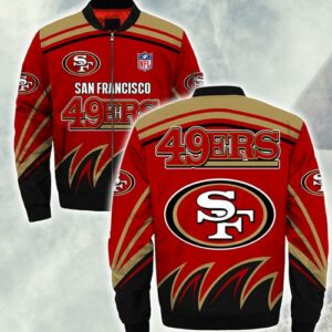 San Francisco 49ers Bomber Jacket Fashion Winter Coat For Big Fans