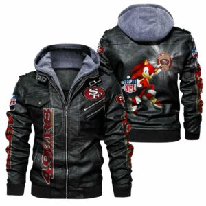 Best San Francisco 49ers Leather Jacket Gift For Fans