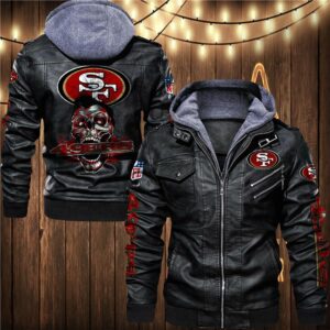 San Francisco 49ers Leather Jacket For Big Fans