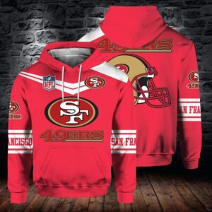 Great San Francisco 49ers 3D Printed Hooded Pocket Pullover Hoodie For Cool Fans