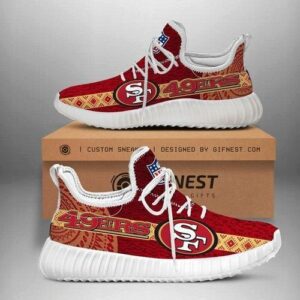 San Francisco 49Ers Personalized Shoes Custom Yeezy Sneakers For Fan | Personalized shoes, Yeezy sneakers, Custom yeezy